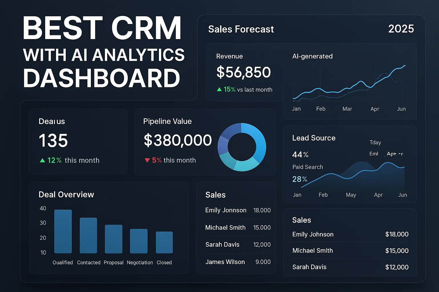 Best CRM with AI Analytics Dashboard (2025) Thumbnail